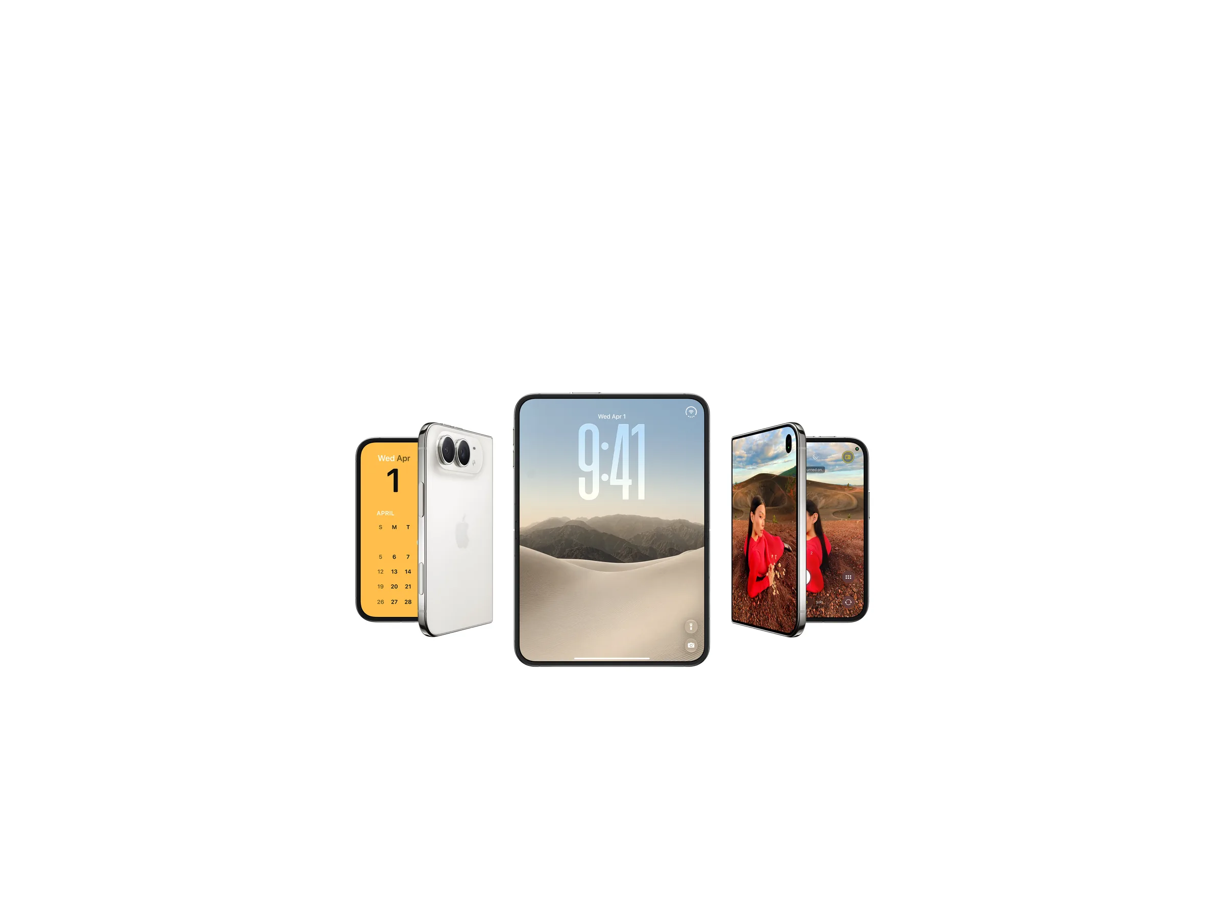 Stærsti skjár sem iPhone hefur fengið. Þunnur og samanbrjótanlegur.
