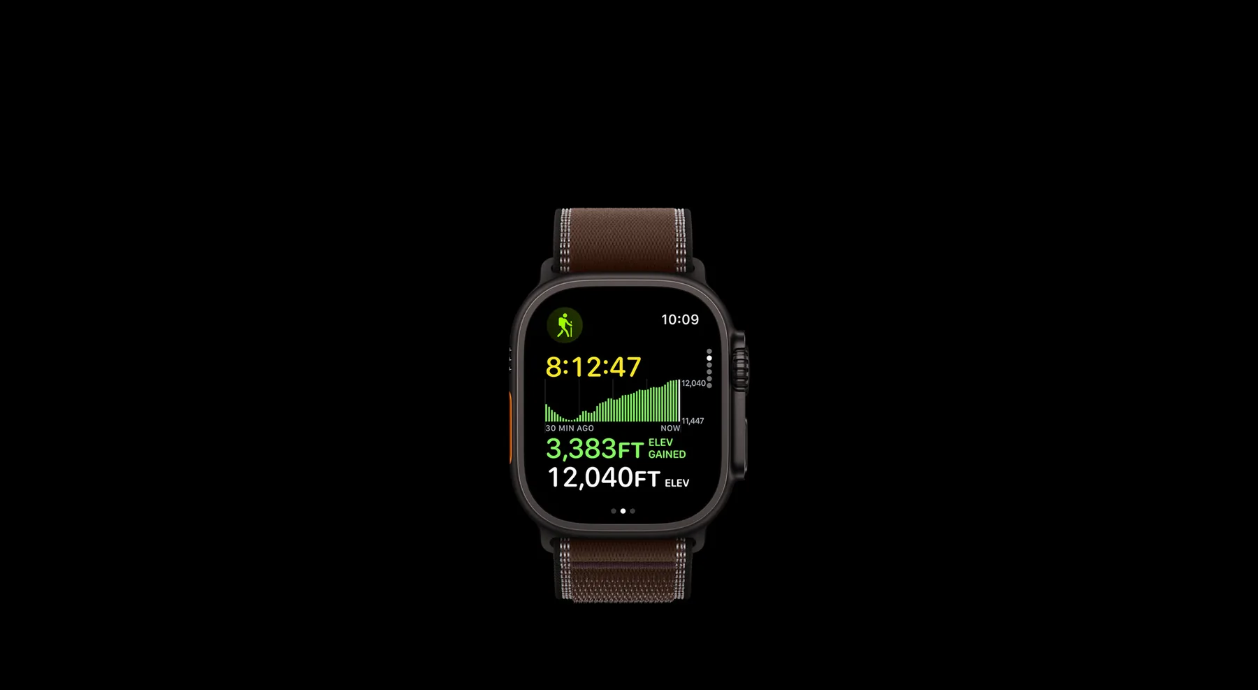 Lengsta rafhlöðuending í Apple Watch.
Allt að 45 klst. á æfingu með Max Extended Workout.