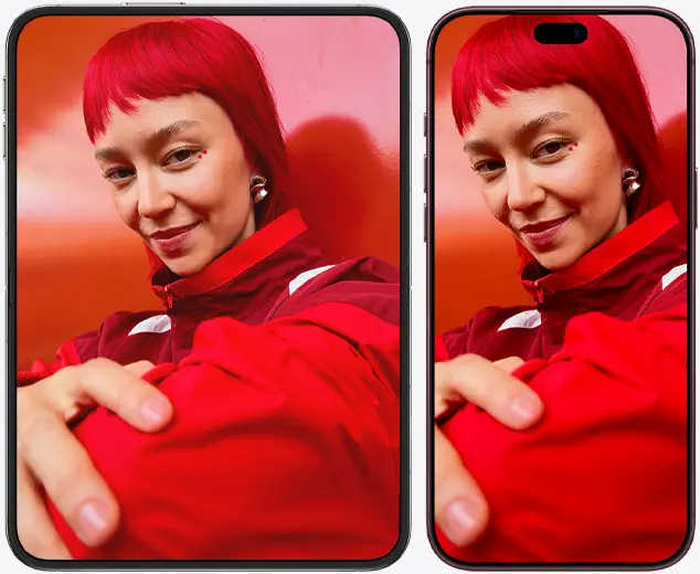 Innri skjár iPhone Duo borinn saman við iPhone 18 Pro Max